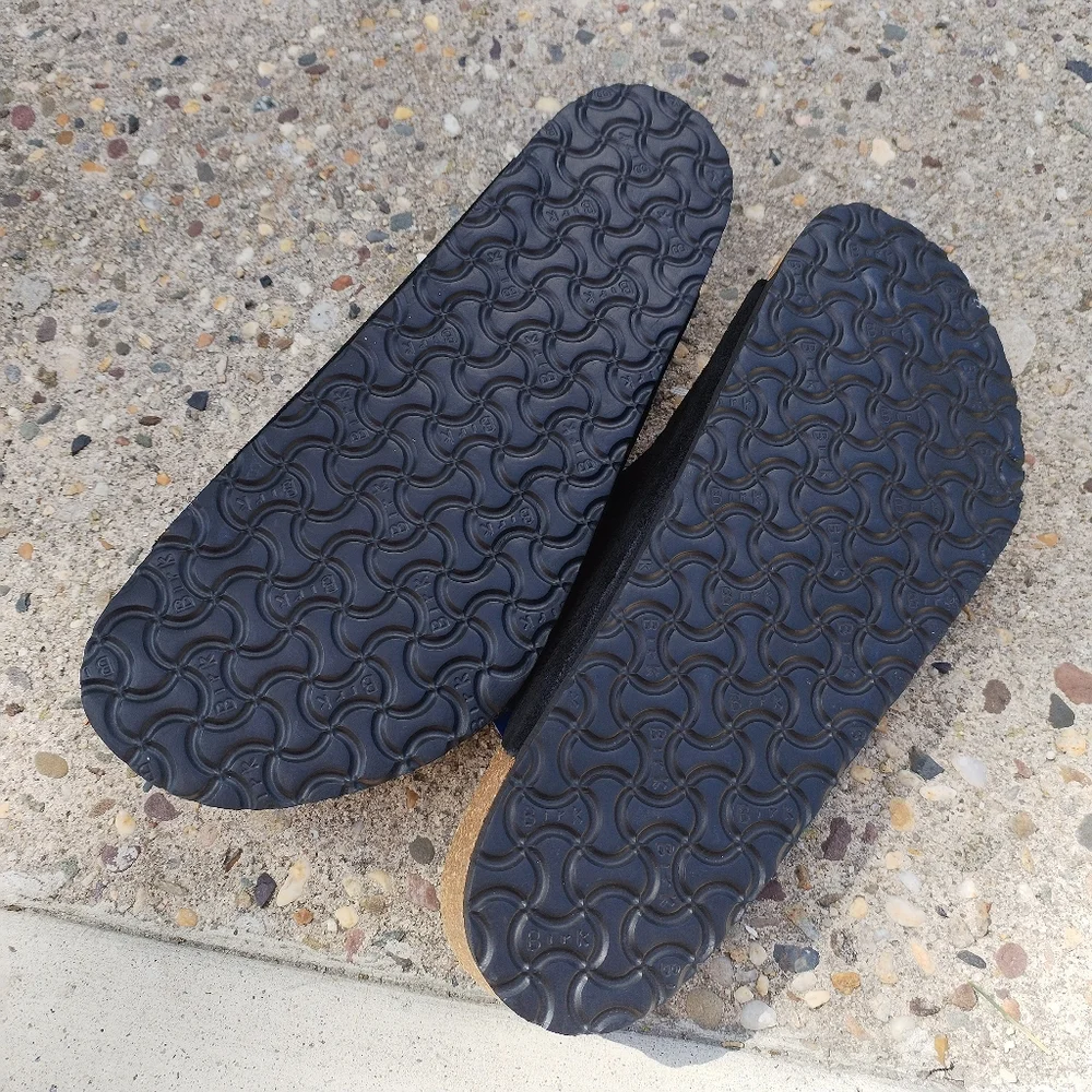 Birkenstock Arizona Softbed Black Suede (Unisex) Size EU 44 M11  nerrow